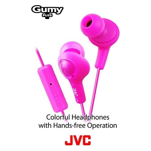  JVC HAFR6B Gumy Plus Headphones (Black)