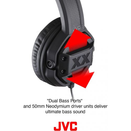  JVC HAMR60X XX Xtreme Bass Headset, Black