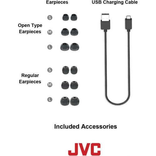  JVC Wireless Earclip Sport Headphone (Black) HA-EC30BTB