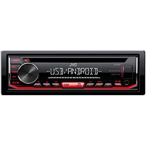  JVC KD-R370 Single DIN in-Dash CD/AM/FM/Receiver with Detachable Faceplate