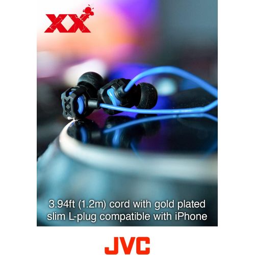  JVC Xtreme Xplosives Series Headphone with remote and Mic Red (HAFX103R) (HAFX103MR)