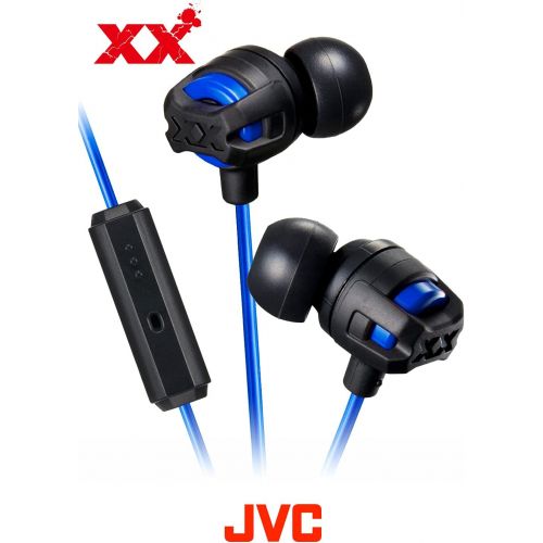  JVC Xtreme Xplosives Series Headphone with remote and Mic Red (HAFX103R) (HAFX103MR)