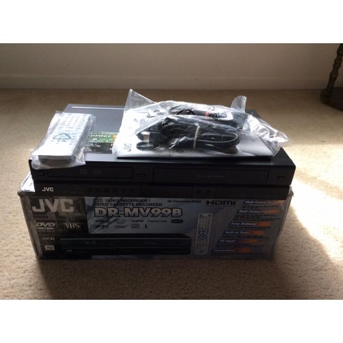  JVC DR-MV80B DVD Video Recorder/VHS Video Cassette Recorder Combination Unit