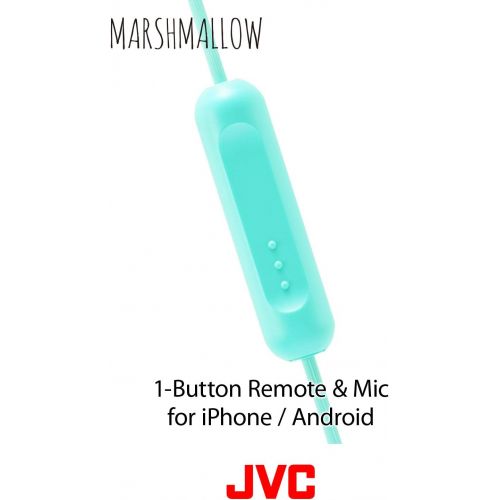 JVC Memory Foam Earbud Marshmallow Memory Foam Earbud with Mic White (HAFX38MW)