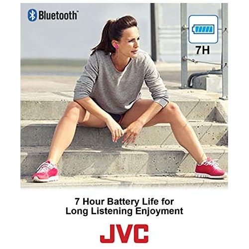  JVC HAF250BTB in-Ear Headphone, Bluetooth, Gumy - Black