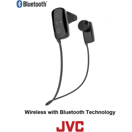  JVC HAF250BTB in-Ear Headphone, Bluetooth, Gumy - Black