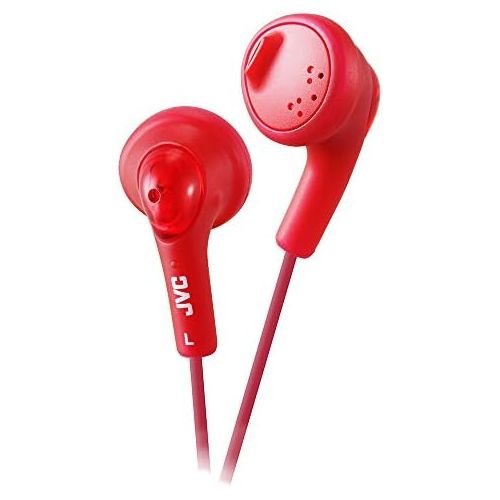  JVC HAF160R Gumy Ear Bud Headphone Red