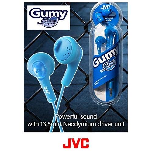  JVC HAF160R Gumy Ear Bud Headphone Red