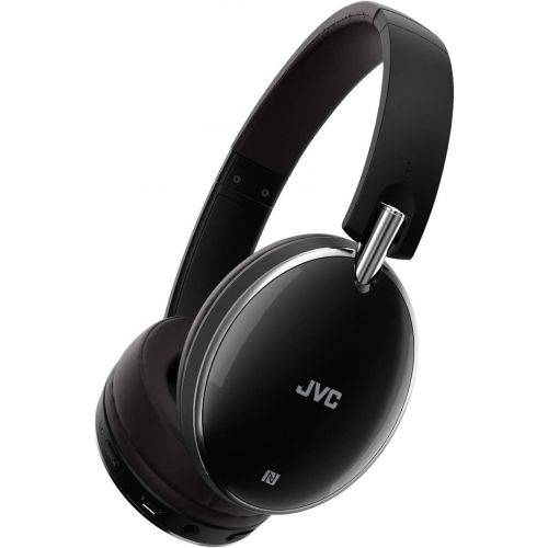 JVC Wireless Noise Canceling Over Ear Headphones, Bluetooth, Instant paring with NFC Technology - HAS90BNB, Black, One Size