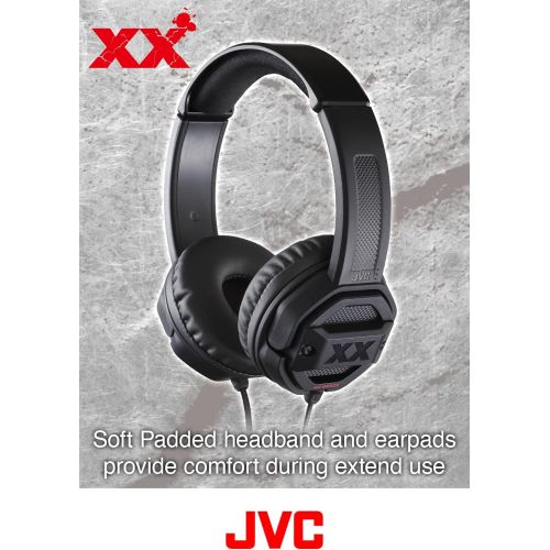  JVC HASR50X XX Xtreme Bass Headset, Black