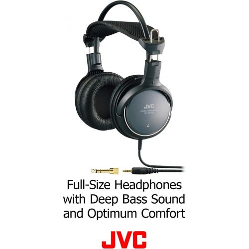  JVC HARX700 Precision Sound Full Size Headphones - Black