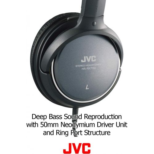  JVC HARX700 Precision Sound Full Size Headphones - Black