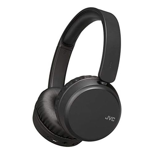  JVC Noise Cancelling Wireless Headpones, Bluetooth 4.1, Bass Boost Function, Voice Assistant Compatible - HAS65BNB(Black)