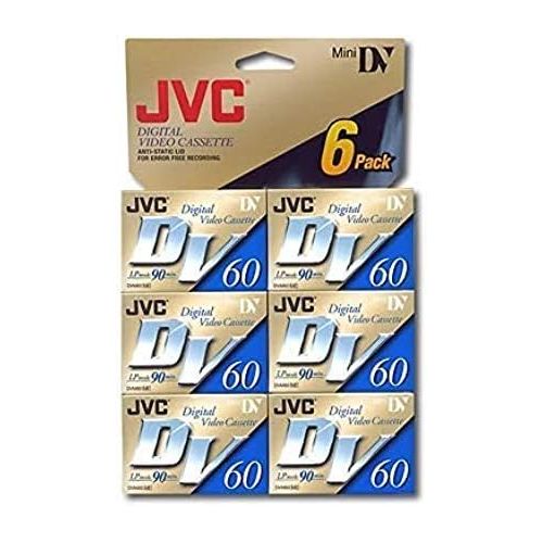  [아마존베스트]JVC Mini Digital Video Cassette MDV60ME6HT (6pk)