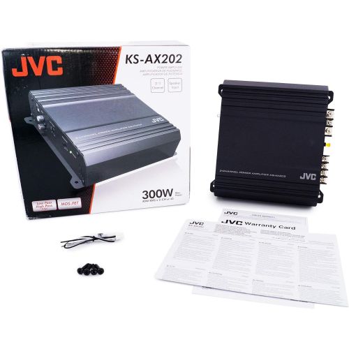  JVC KS-AX202 300W AX Series Class AB 2 Channel Amplifier