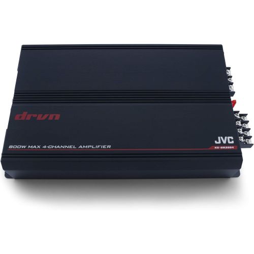  JVC KS-DR3004 1000W Peak DRVN Series Class-AB Bridgeable 4-Channel Power Amplifier