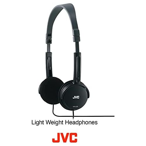  [아마존베스트]JVC HA L 50 B Extra Light Headphones - Foldable Design Black