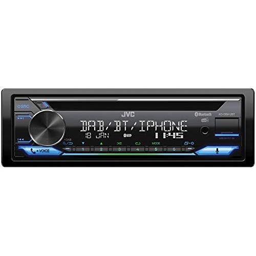  [아마존베스트]-Service-Informationen JVC KD-DB912BT CD Car Radio with DAB+ & Bluetooth Hands-Free Kit (Alexa Built-in, Sound Processor, USB, AUX-In, Spotify Control, 4 x 50 Watt, VAR Lighting, DAB+ Antenna*)