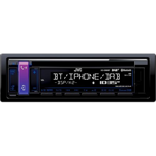  [아마존베스트]-Service-Informationen JVC DB98BT CD Receiver with Digital Radio (DAB +) Black