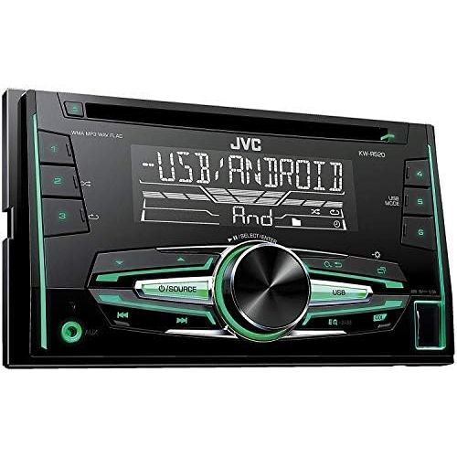  [아마존베스트]-Service-Informationen JVC KW-R520 Double DIN USB/CD Receiver with Front AUX Input Black