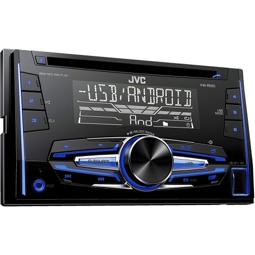  [아마존베스트]-Service-Informationen JVC KW-R520 Double DIN USB/CD Receiver with Front AUX Input Black