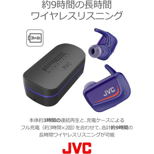  JVC Complete Wireless Bluetooth Earphone HA-ET900BT-B (BLACK)【Japan Domestic genuine products】【Ships from JAPAN】