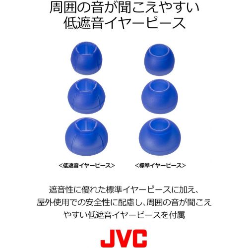  JVC Bluetooth Wireless canal type earphone for sports HA-ET800BT-B （Black) (Japan Domestic genuine products)