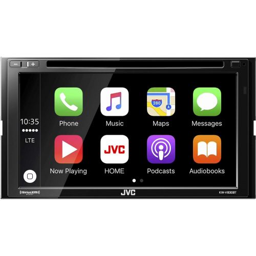  JVC KW-V830BT Compatible with Android AutoApple CarPlay CDDVD with Sirius XM Tuner SXV3001 and Steering Interface