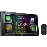 JVC KW-M845BW compatible with Apple CarPlay, Wireless Android Auto 2-DIN AV Receiver (No CD Drive)