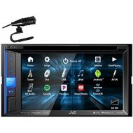 JVC KW-V25BT Multimedia Receiver Featuring 6.2 WVGA Clear Resistive Touch MonitorBluetooth  13-Band EQ