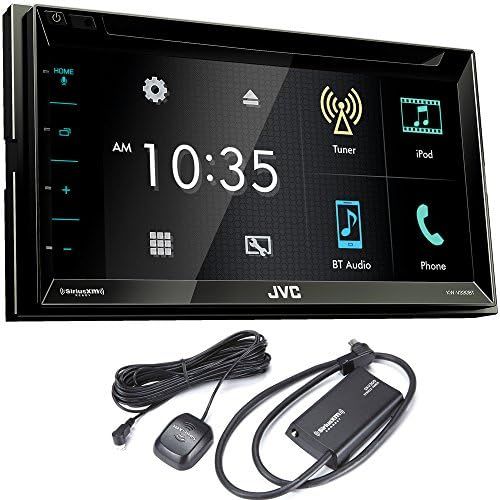  JVC KW-V330BT 6.8 Double DIN Bluetooth in-Dash DVDCDAMFMDigital Media Car Stereo with SiriusXM Tuner
