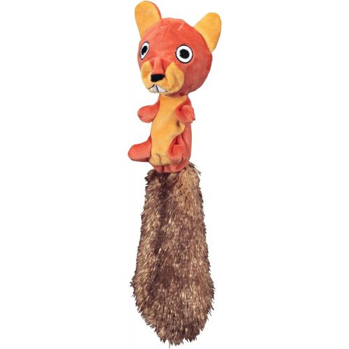  JW Pet Company Crackle Heads Skippy Squirrel Dog Toy