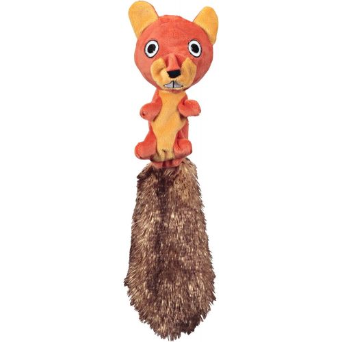  JW Pet Company Crackle Heads Skippy Squirrel Dog Toy