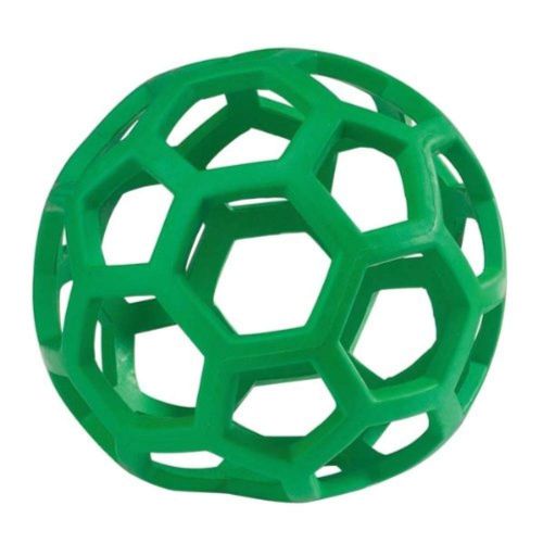  JW Pet JW Hol-ee Roller Original Treat Dispensing Dog Ball - Hard Natural Rubber - Assorted Colors