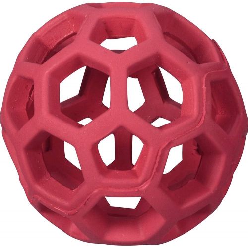 JW Pet JW Hol-ee Roller Original Treat Dispensing Dog Ball - Hard Natural Rubber - Assorted Colors