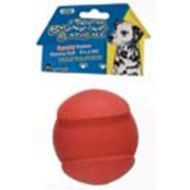 JW Pet iSqueak Bouncin Baseball Dog Toy