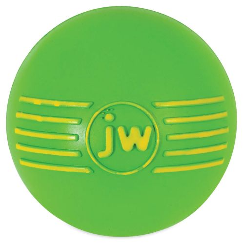  JW Pet Company iSqueak Ball Rubber Dog Toy, Colors Vary