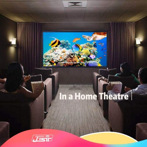  [아마존 핫딜]  [아마존핫딜]JWSIT JWST Projector Screen with Stand, 100 4K HD Outdoor/Indoor Portable Projector Screen 16:9 Foldable Camping Gaming Backyard Movie, Outdoor Projector Screen White