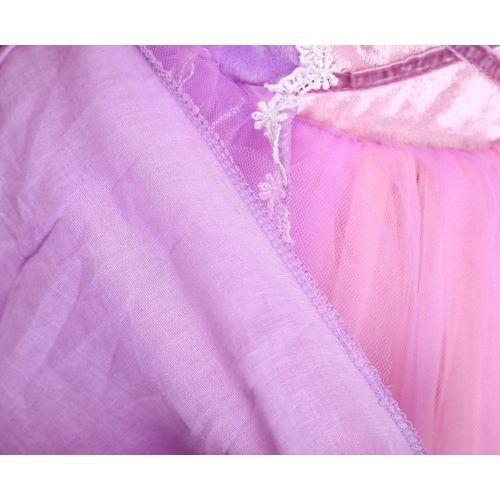  JYH Girls Princess Rapunzel Dress Puff Sleeve Tangled Costume