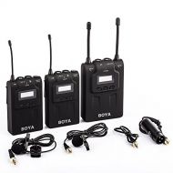 JYYX BOYA BY-WM8 wireless UHF Dual Lavalier microphone for DSLR cameras camcorder