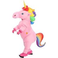 할로윈 용품JYZCOS Adult Unicorn Inflatable Costume Full Body Blowup Halloween Suit