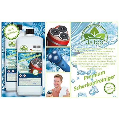  JaTop Shaving Head Cleaner 1 , 2 or 3 litre refill liquid suitable for Philips Jet Clean razors.