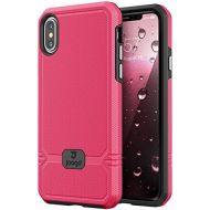 [아마존 핫딜]  [아마존핫딜]Jaagd iPhone X Case, Slim Shock-Absorbing Modern Slim Non-Slip Grip Cell Phone Cases for Apple iPhone X (Hot Pink)