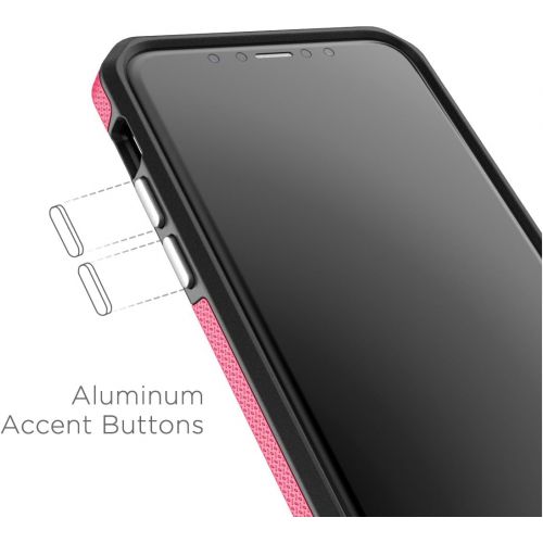  [아마존 핫딜]  [아마존핫딜]Jaagd iPhone X Case, Slim Shock-Absorbing Modern Slim Non-Slip Grip Cell Phone Cases for Apple iPhone X (Hot Pink)