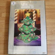 JabberwockySales Holographic Lighted Christmas Tree IndoorOutdoor - In box 48 Tall, Trim a Home