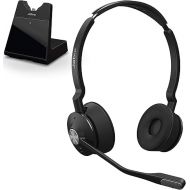 Jabra Engage 75 Wireless Headset, Stereo - Telephone Headset with Industry-Leading Wireless Performance, Advanced Noise-Cancelling Microphone, All Day Battery Life