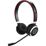 Jabra Evolve 65 UC Stereo - Includes Link 370 USB Adapter - Bluetooth Headset with Industry-Leading Wireless Performance, Passive Noise Cancellation, All Day Battery, Stereo Speaker, Model: 6599-829-409