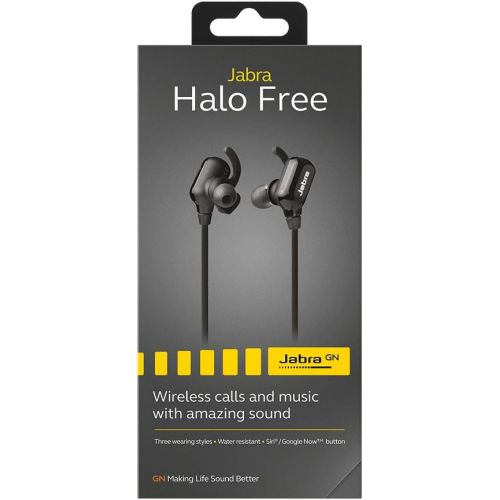 자브라 Jabra Halo Free Wireless Bluetooth Stereo Earbuds (Retail Packaging)