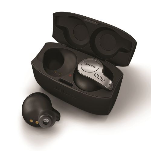 자브라 Jabra Elite 65t Alexa Enabled True Wireless Earbuds Charging Case  Titanium Black