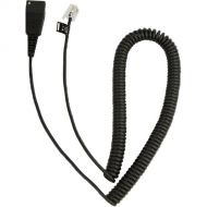 Jabra 6' QD to Modular RJ Extension Coiled Cord